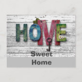 Home Sweet Home New Address Announcement Postcard Postkarte (Vorderseite)