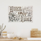 Home Sweet Home Poster (Küche)