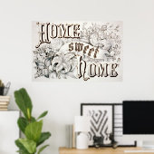 Home Sweet Home Poster (Heimbüro)