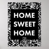 Home Sweet Home. Wall Art. Poster (Vorne)