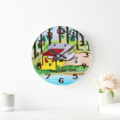 home sweet home wall clock große wanduhr (Zuhause)
