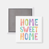 HOME SWEET HOME WATERCOLOR | MAGNET (Vorderseite/Rückseite)