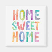 HOME SWEET HOME WATERCOLOR | MAGNET (Vorne)
