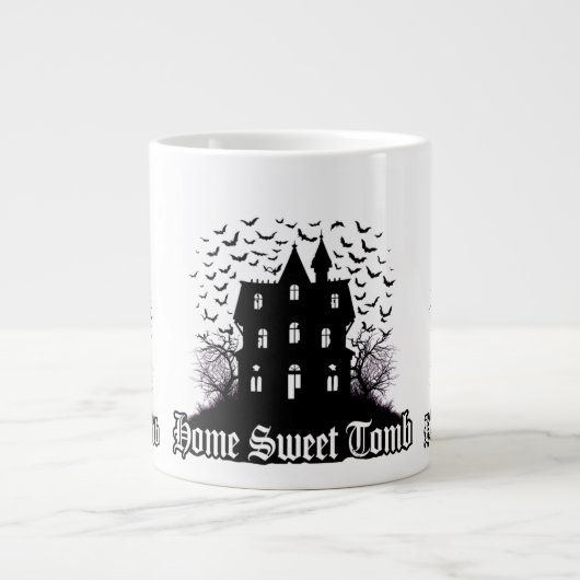 Home Sweet Tomb Tasse | Lustiger gothischer Hallow (Vorderseite)