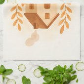 Home sweet warm home geschirrtuch (Gefaltet)