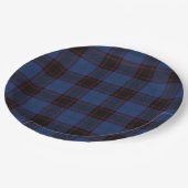 Home Tartan Pappteller (Schrägansicht)