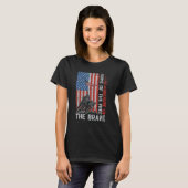 Home The Free Because Of The Brave Patriotic Ameri T-Shirt (Vorne ganz)