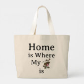Home Tote Bag Jumbo Stoffbeutel (Rückseite)