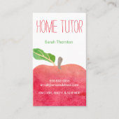 Home Tutor Appointment Reminder Tutoring Terminkarte (Vorderseite)
