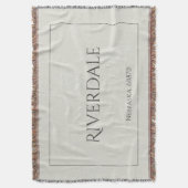 Home, Vintage, Minimalist, Hometown, State Decke (Vorderseite Vertikal)