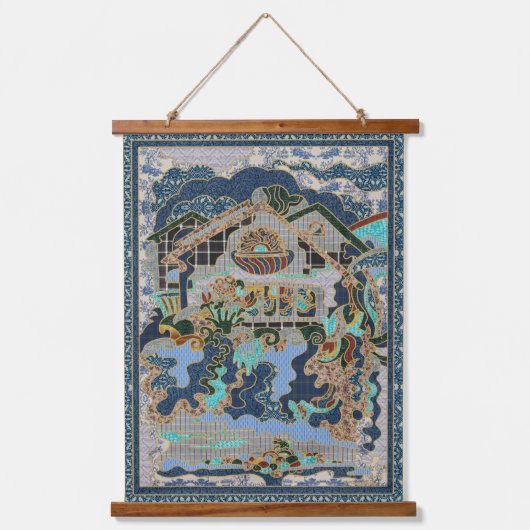 Home Wandteppich Mit Holzrahmen (Vorderseite)