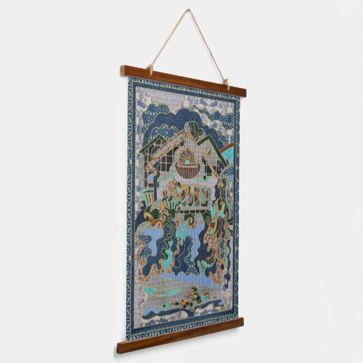 Home Wandteppich Mit Holzrahmen (Gewinkelt)