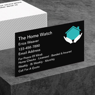 Home Watch Services Visitenkarten-Design Visitenkarte