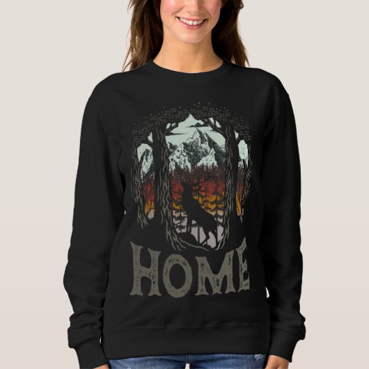 Home  Wilderness Landscape Camping Outdoor   4 Sweatshirt (Vorderseite)