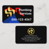 Home With Leaking Gold Pipes Visitenkarte (Vorne/Hinten)