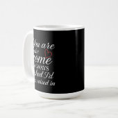 Home You Always Wished For - Heartfelt Family Love Kaffeetasse (Vorderseite Links)