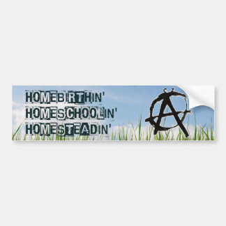 Homebirthin Homeschoolin Homesteadin Autoaufkleber
