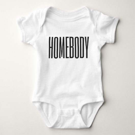 Homebody Baby Strampler (Vorderseite)
