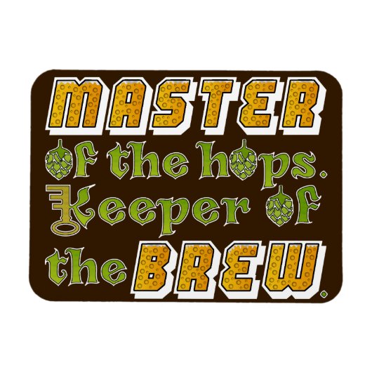 Homebrew Ber Brewer Magnet (Horizontal)