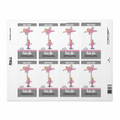 Homebrew Biermarken mit Funny Tutu Cartoon (Vorne)