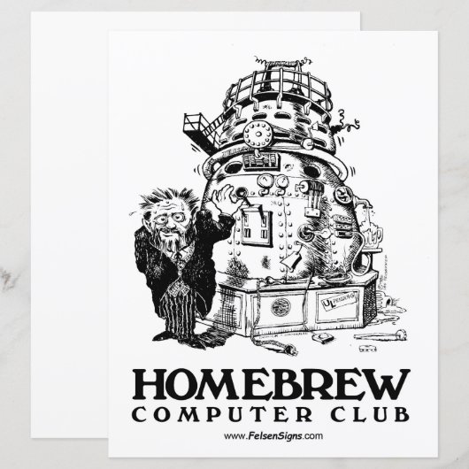 Homebrew Club Poster (Vorne/Hinten)