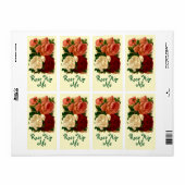 Homebrewing Labels Bier Rose Angesagte Rose (Vorne)