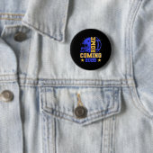 Homecoming 2025 Hoco Football Mama Girl Blue Gold Button (Beispiel)