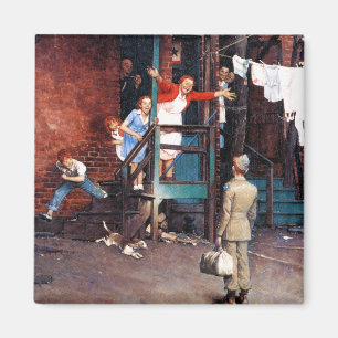 Homecoming G.I. Magnet