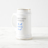 HOMECOMING "It's all GREEK to Me!" stein (Keramik) Bierglas (Vorderseite Links)