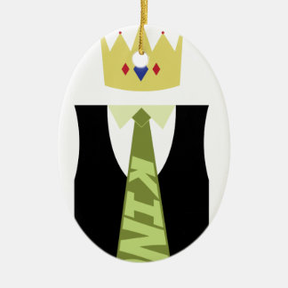 Homecoming King Tie Keramikornament