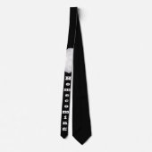 Homecoming Mum Design Necktie Krawatte (Rückseite)