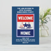 Homecoming-Party Einladung (Stehend Vorderseite)