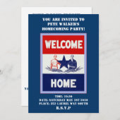 Homecoming-Party Einladung (Vorne/Hinten)