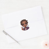 Homegirl wert nicht meinen FRIEDEN Runder Aufkleber (Umschlag)