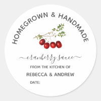 Homegrown & Handmade Cranberry Sauce Vintag