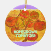 homegrown Tomaten Keramikornament (Vorne)