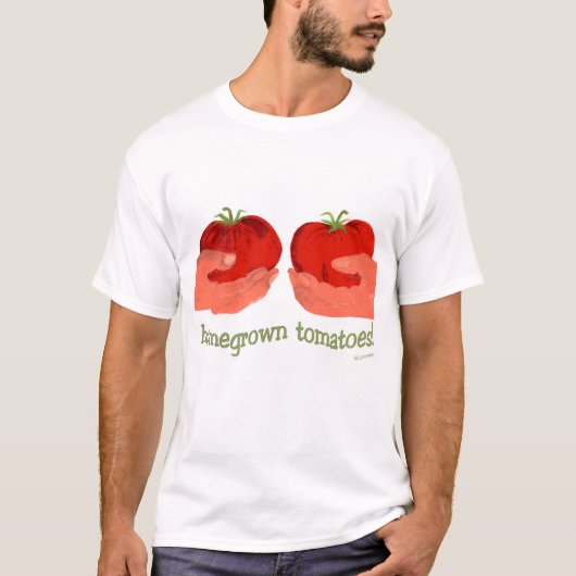 homegrown Tomaten T-Shirt (Vorderseite)
