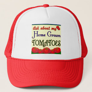 Homegrown Tomato Garden Slogan Truckerkappe