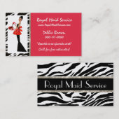 HomeKeeping Diva Business Cards Visitenkarte (Vorne/Hinten)