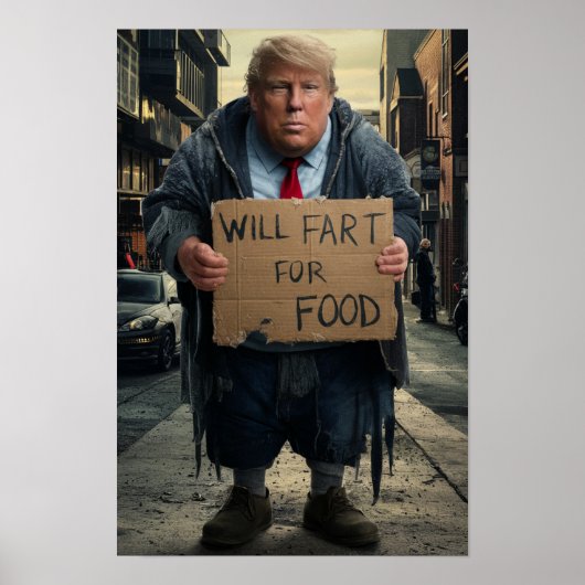 Homeless Trump Poster (Vorne)