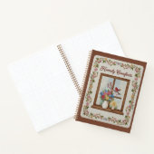 Homely Comforts Embroidered Window & Floral  Notizblock (Innenseite)