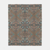 Homely cottage pattern fleecedecke (Vorderseite)