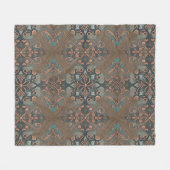 Homely cottage pattern fleecedecke (Vorderseite (Horizontal))