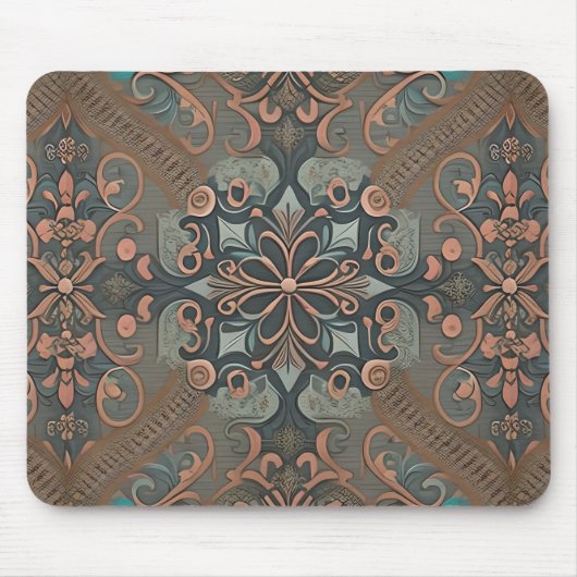 Homely cottage pattern mousepad (Vorne)