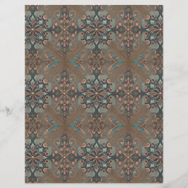 Homely cottage pattern /paper sheet