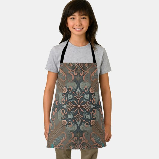 Homely cottage pattern schürze (Insitu)