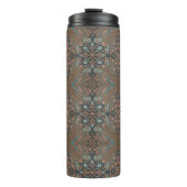 Homely cottage pattern thermosbecher (Vorderseite)