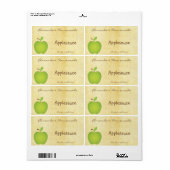 Homemade Apple Canning Label (Vorne)