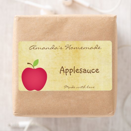 Homemade Apple Canning Label (Insitu)