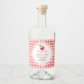 Homemade Apple Cider Label Alkoholflaschenetikett (Vorderseite)